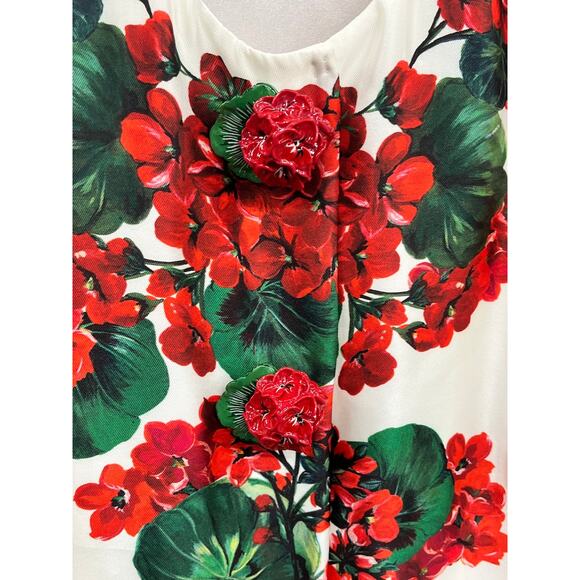 NWT Dolce & Gabbana Portofino Print Mikado Jacket White Red green IT 40 S - Picture 10 of 13